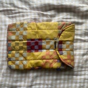 Baggu Multicolored Checkered 13” laptop case